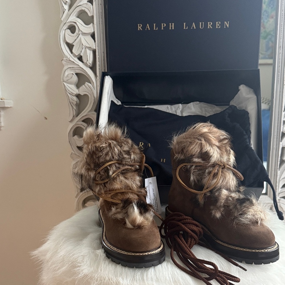 Polo by Ralph Lauren Brown Winter Boots